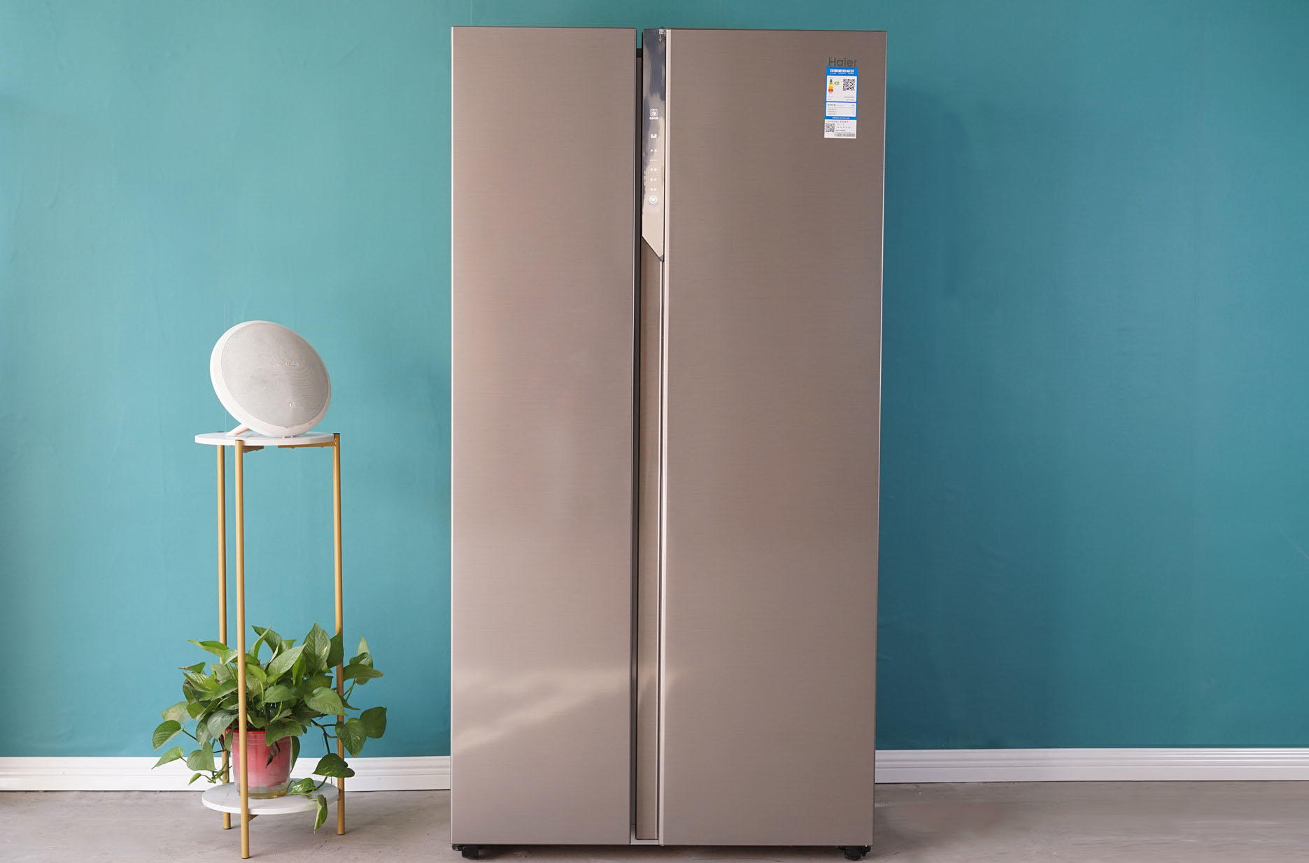 647mm纤薄机身,时尚设计:海尔BCD-515WDPD对开门冰箱