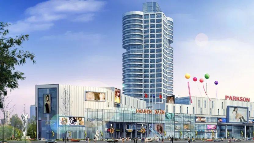 城市观察河南,商丘市区大型购物中心