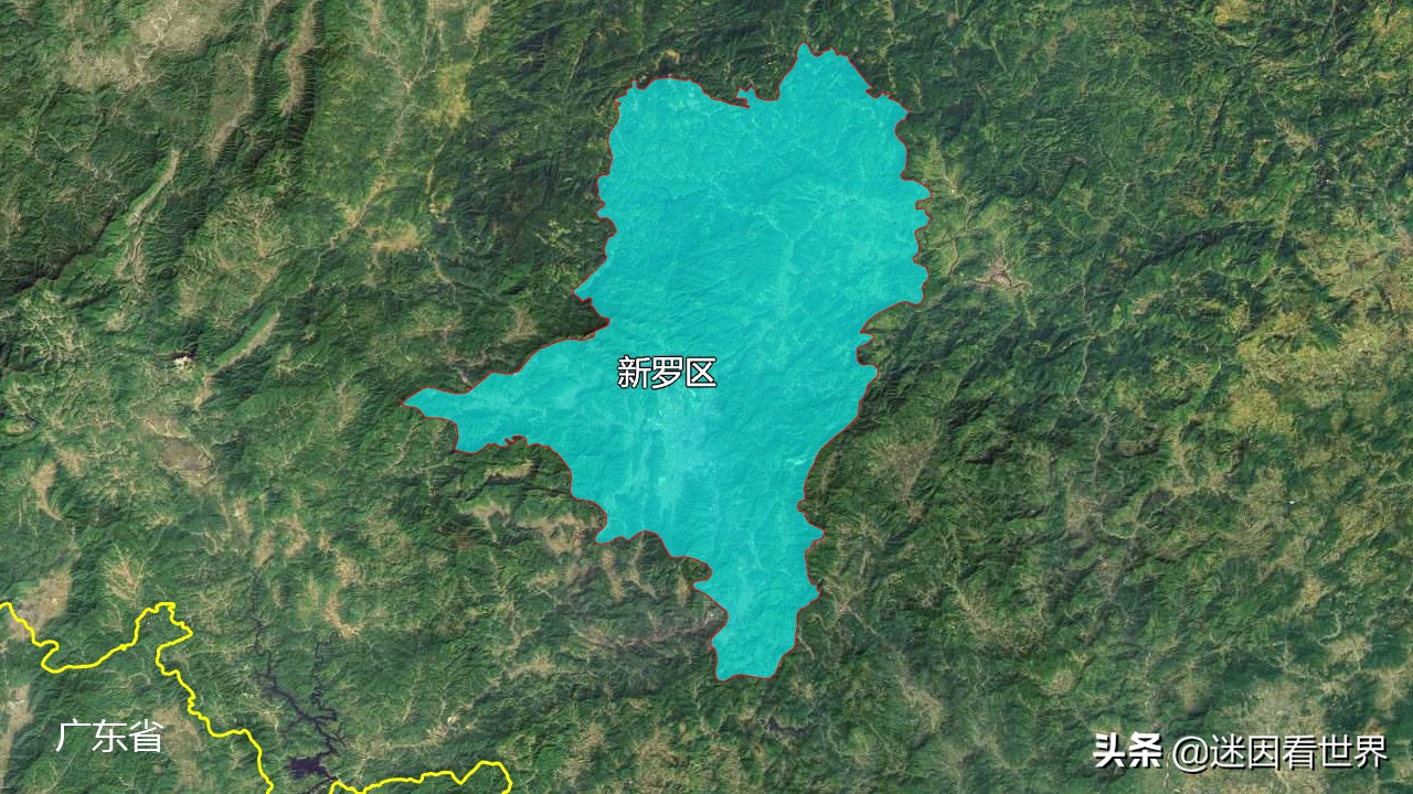 9张地形图，快速了解福建省龙岩市的7个市辖区县市
