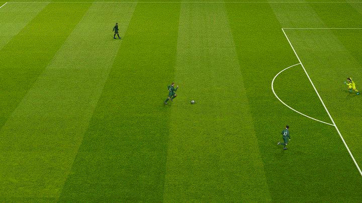 实况足球2020精准射门,实况足球运动战落叶球射门教学