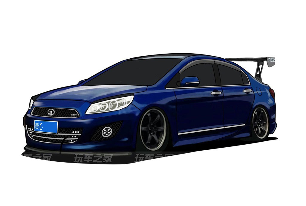 改装外观14款长城c50,长城c50改装