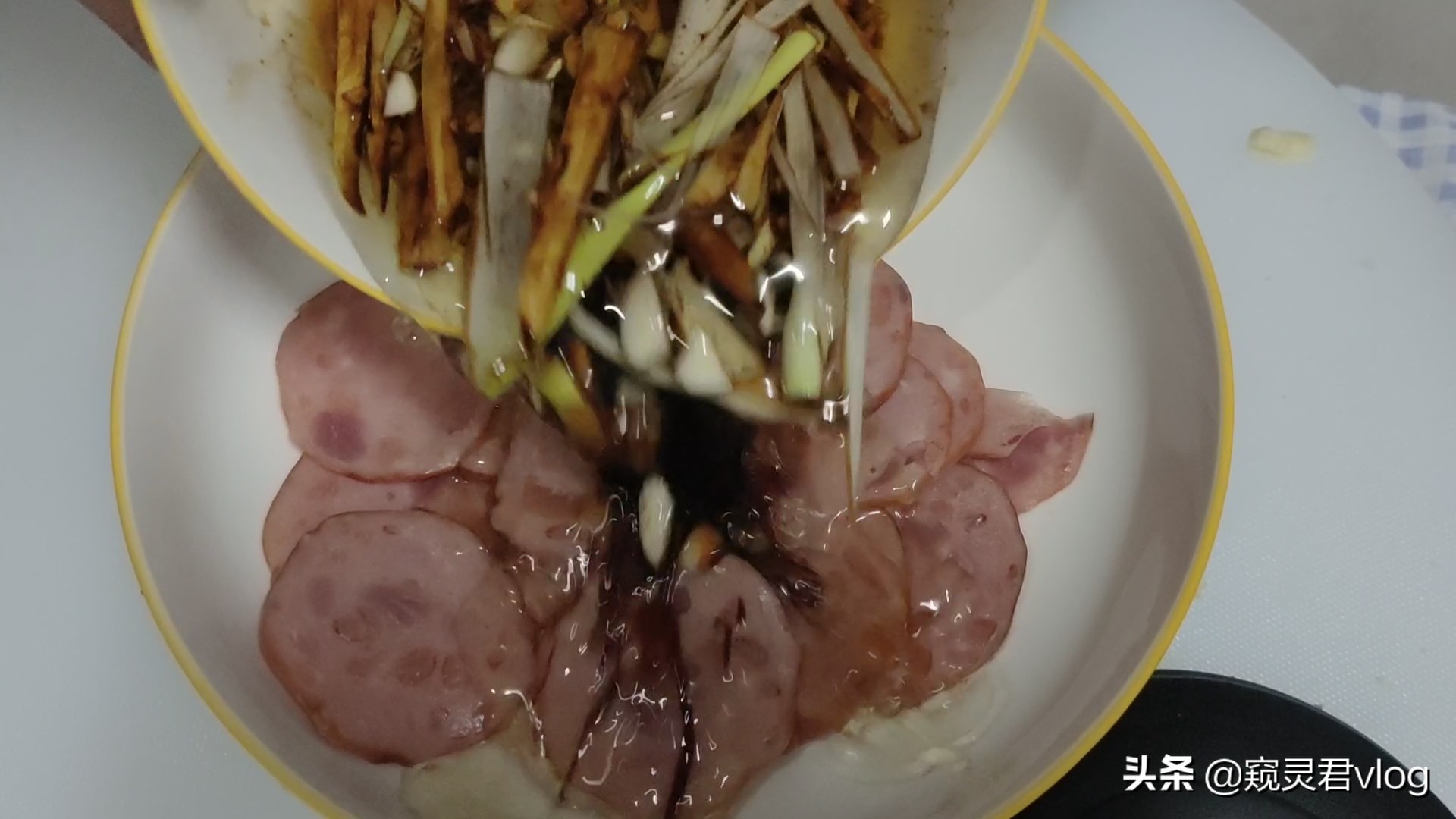 超下饭的凉拌火腿,凉拌素火腿最简单的做法