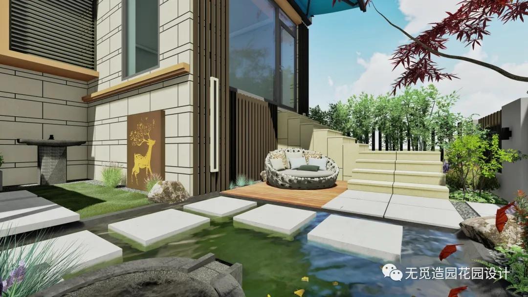 无觅造园：安徽35平宿州上河城外滩的秋水庭