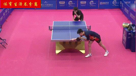 直板反手晃撇技术演示,乒乓正手发球晃撇教程