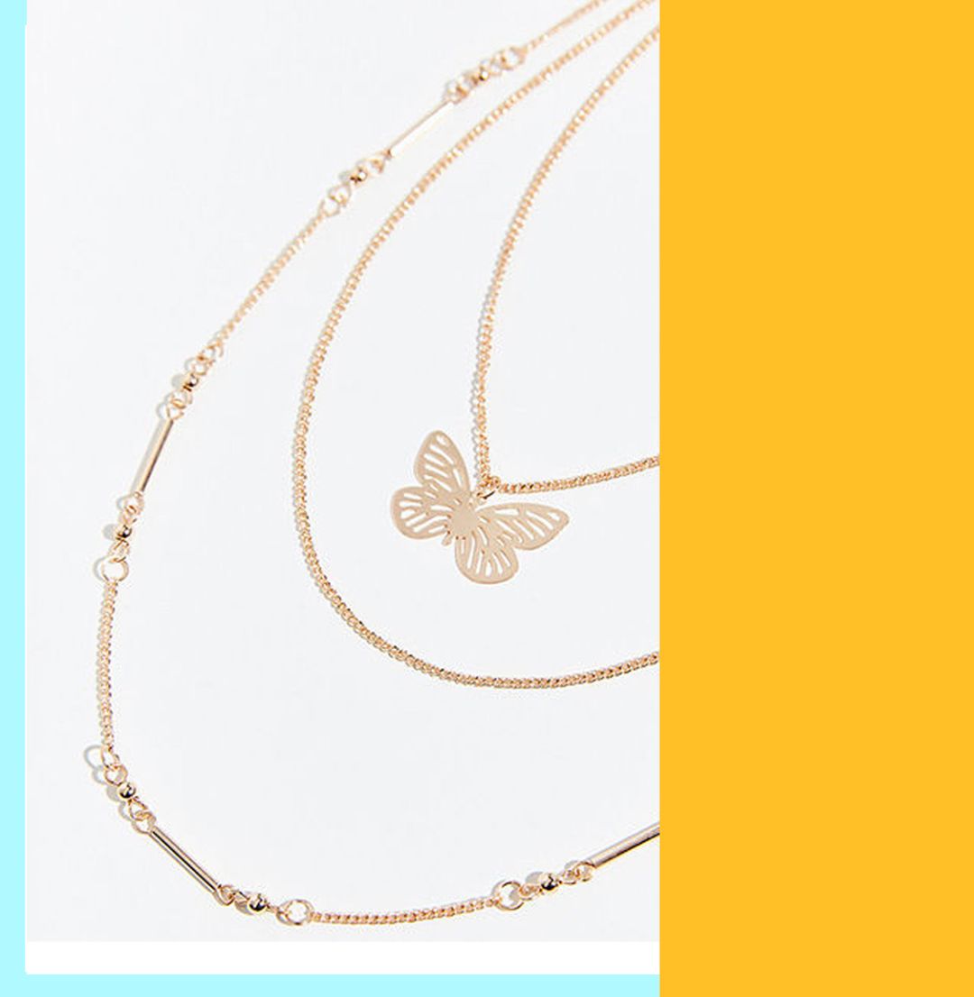 童年饰品金蝴蝶,童年土味发饰效果图