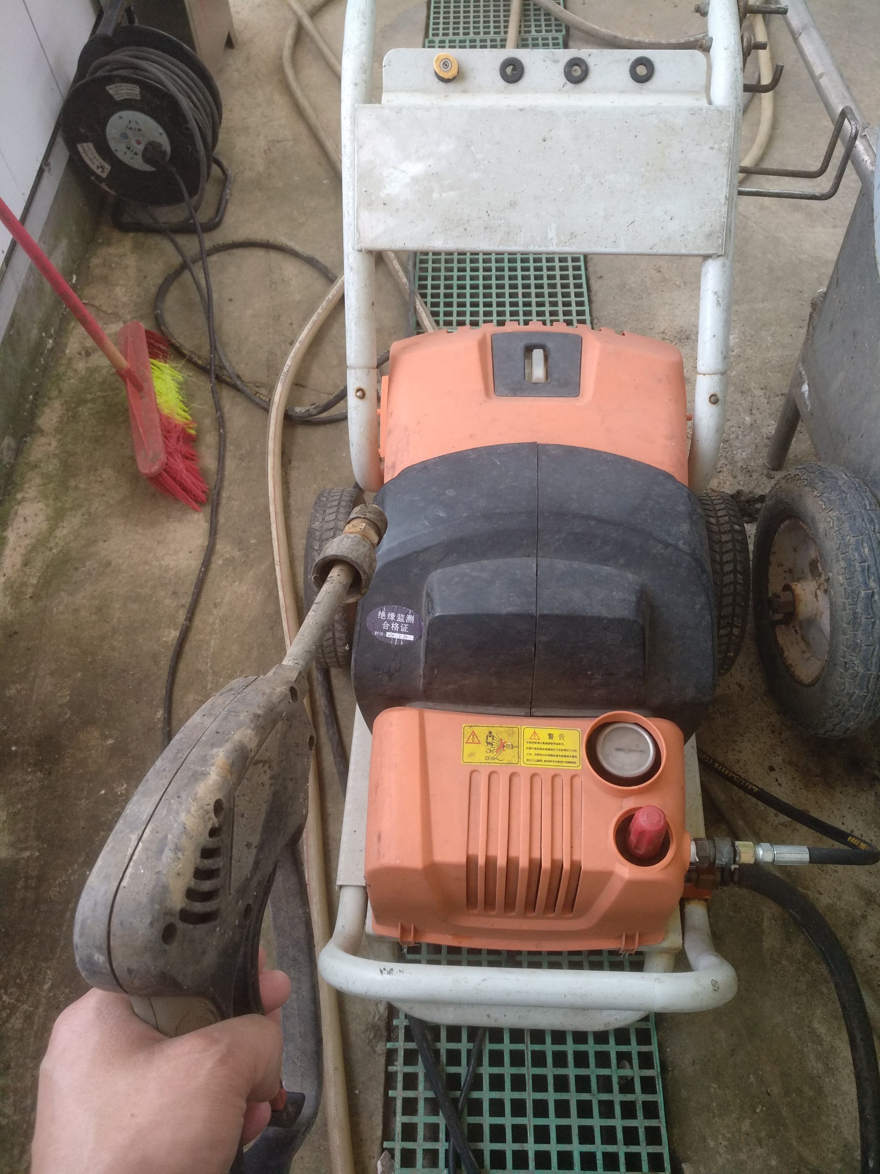 高压清洗机220v单相电容接线图,单相双值电容高压清洗机的电路图