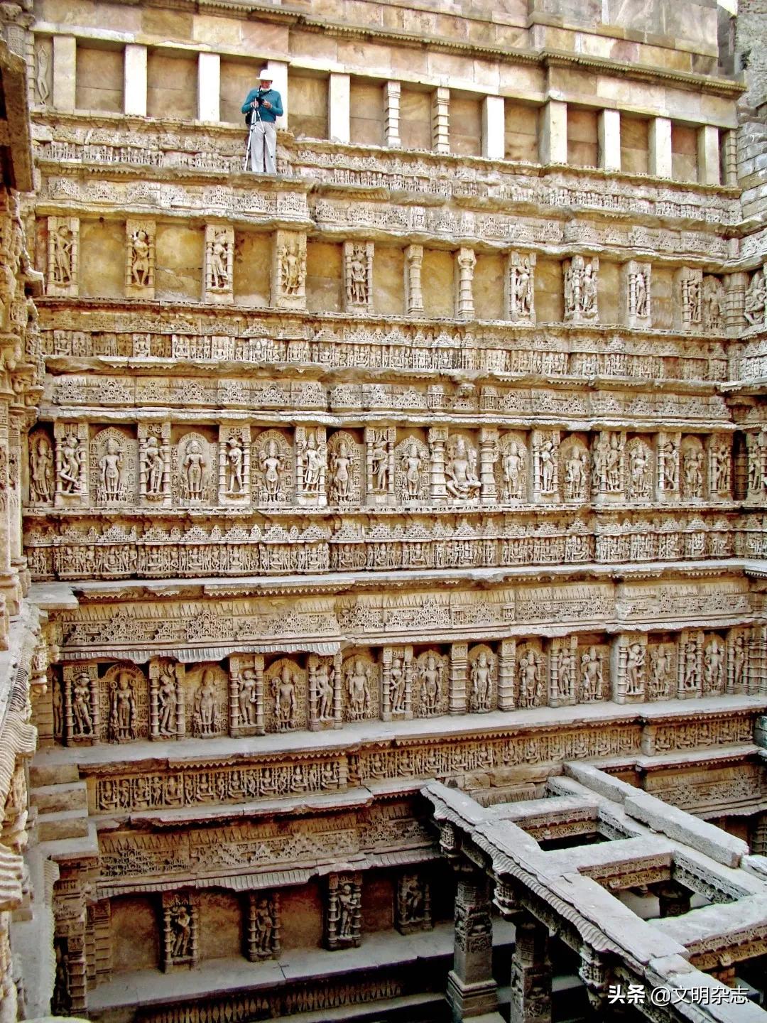 印度王后井地宫图片,印度王后井建筑图片