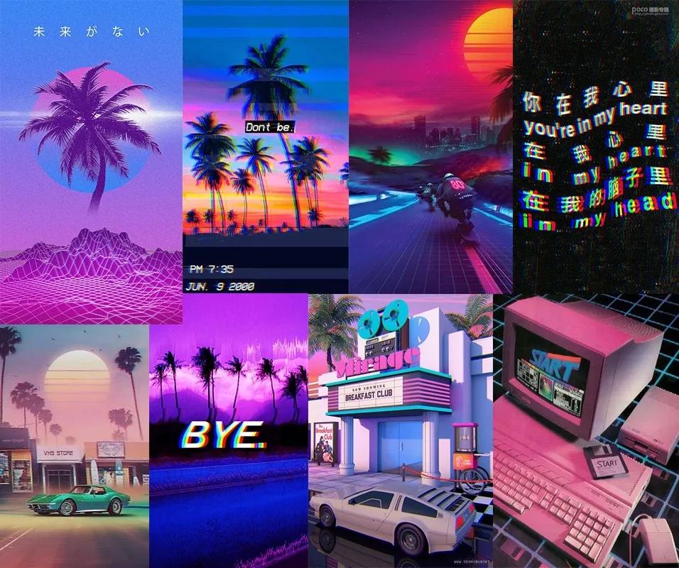 创意蒸汽波设计图,蒸汽波素材大全