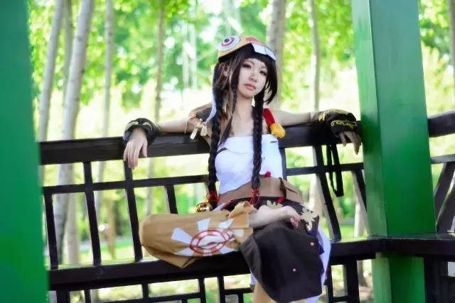 剑网3蓝玲珑cos,剑三定国花萝cos