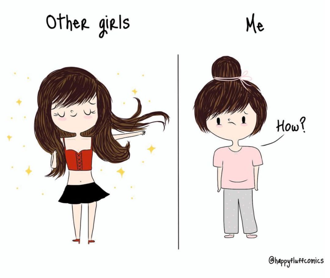 日常女性插画,女性插画生活日常