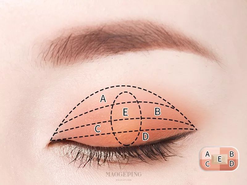 眼影的画法新手简单自然,眼线眼影的画法新手教程