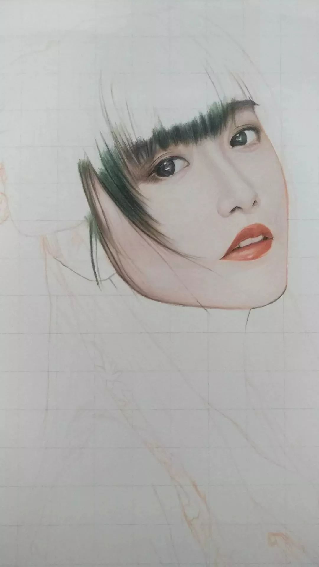 彩铅画完整古风唯美女子教程复杂,彩铅如何画出高级感教程