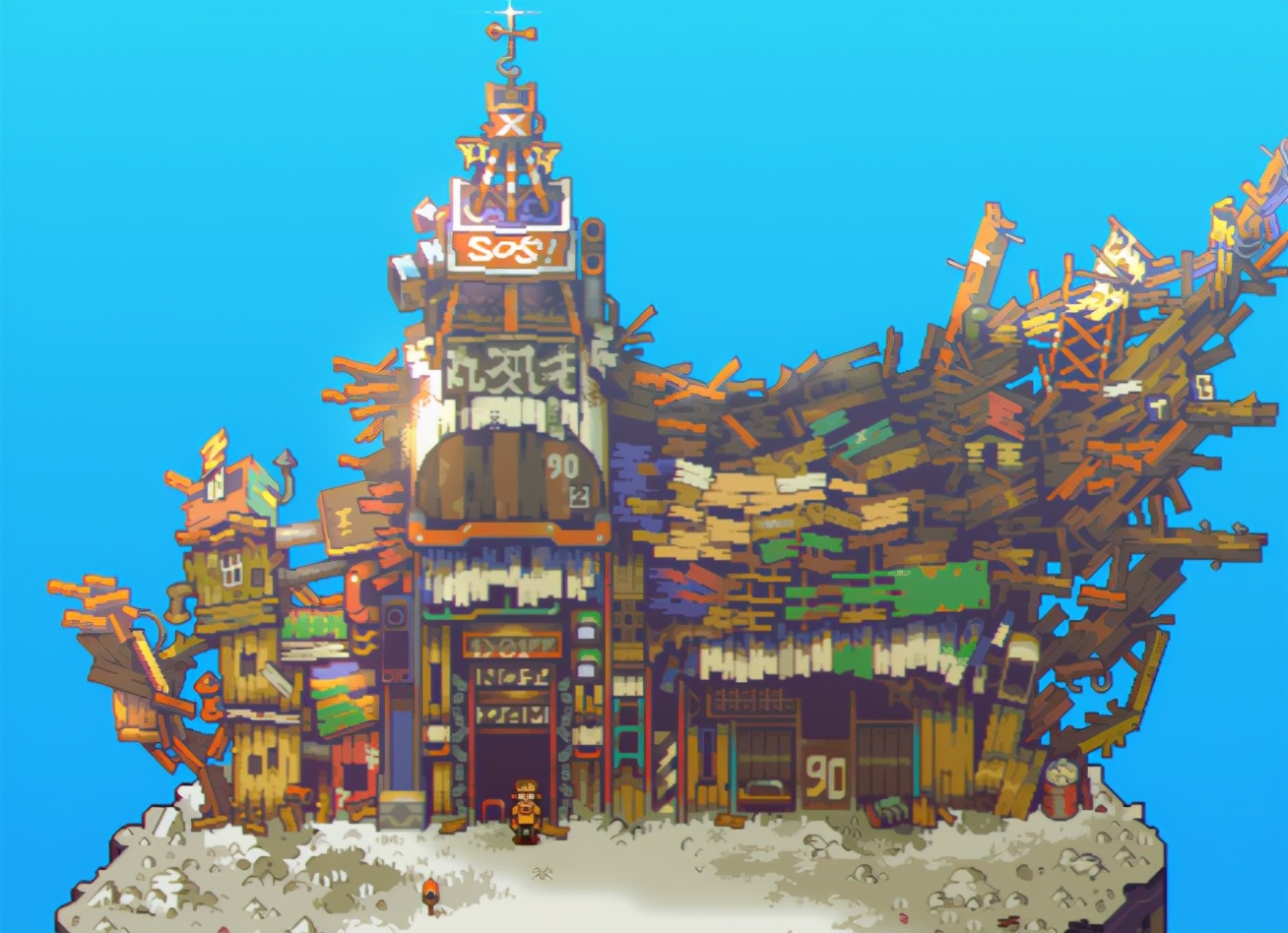 末世像素风游戏,末世像素风生存种田类游戏