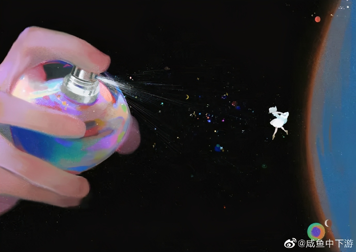 创意色彩写实优秀作品,创意色彩美术作品水彩