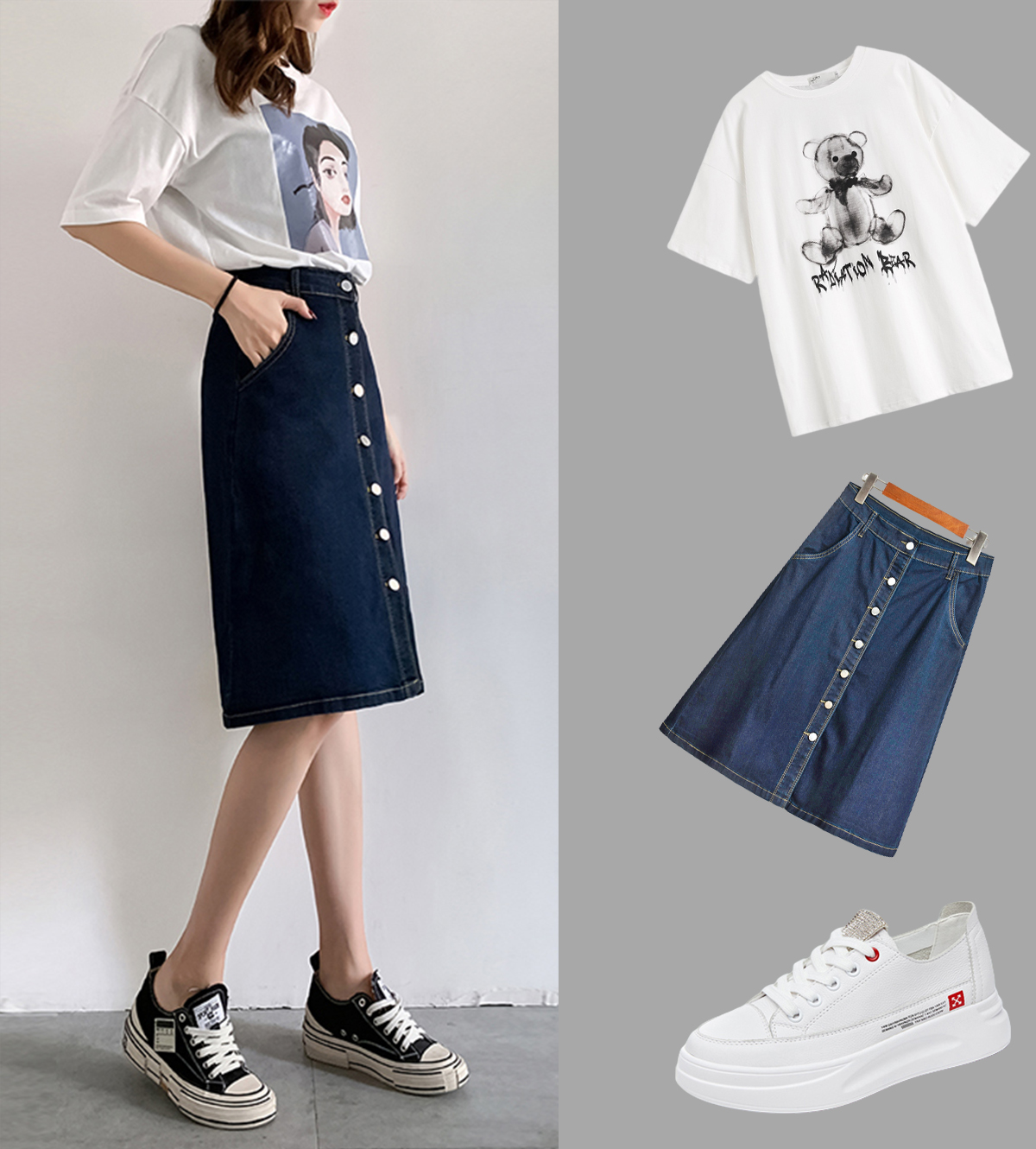 一分钟学会半身裙穿搭,一分钟轻松学会穿搭技巧