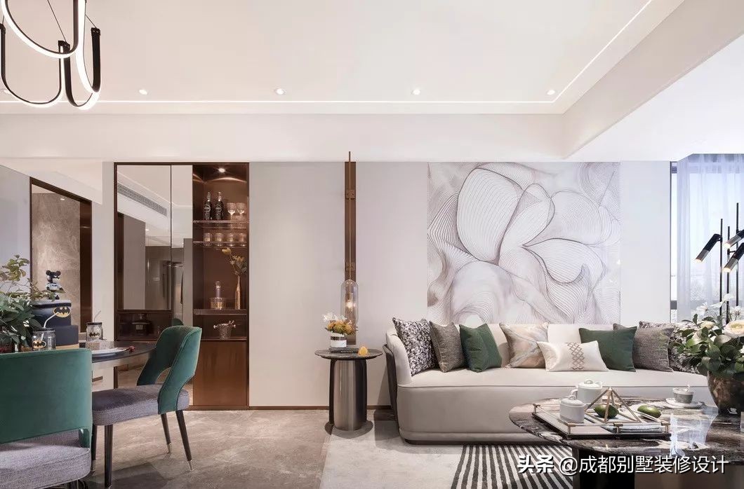 华润置地紫境137样板间,华润102平米装修效果图