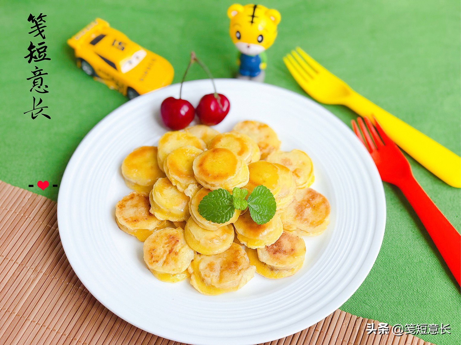 香蕉饼简单摆摊,如何制作香蕉饼不用一滴水一滴油