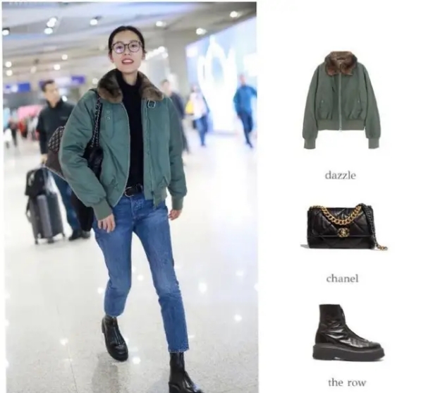刘雯超a穿搭,身高168体重114穿搭刘雯风