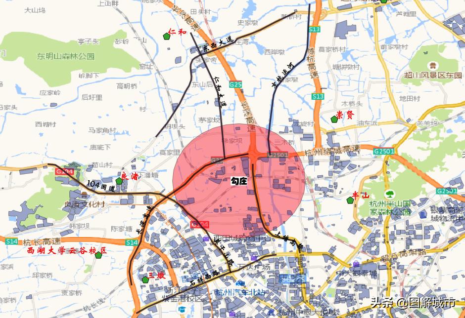 图解城市--杭州勾庄篇(被卖菜吆喝声遮住主角光环的区域)
