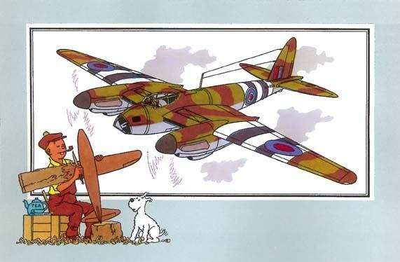 丁丁历险记二战,丁丁历险记飞机德国篇