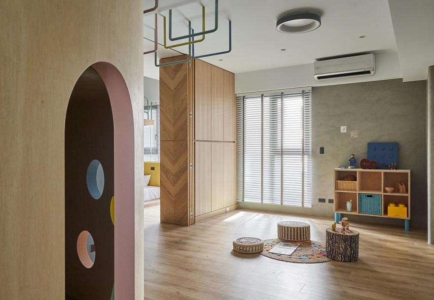 小儿童房设计图,怎样建造儿童房梦幻又像游乐园