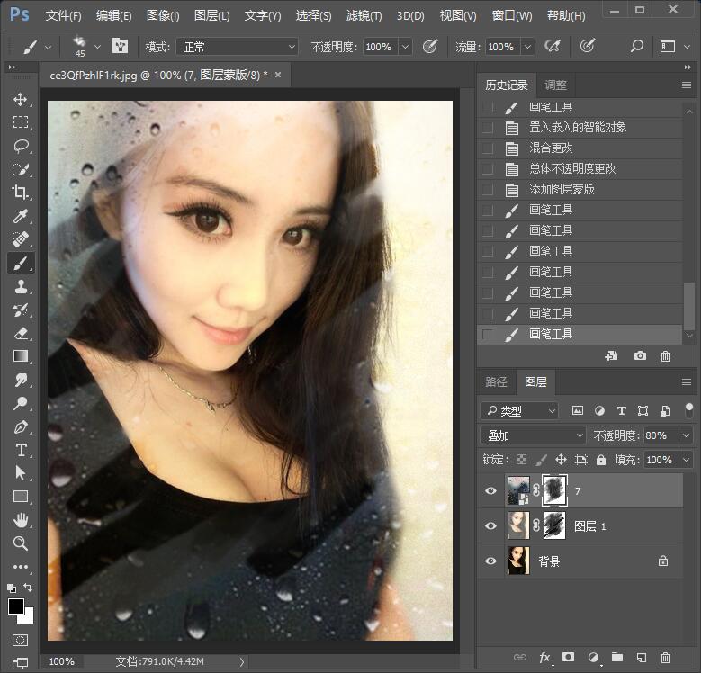ps把人像背景调模糊,照片很模糊ps可以把人像调清晰吗