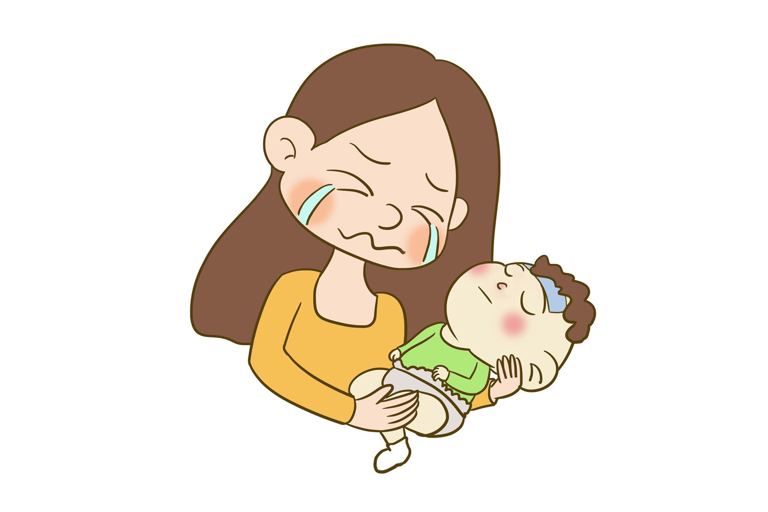 坐月子的妈妈老是哭怎么回事,是不是坐月子的人都很容易哭