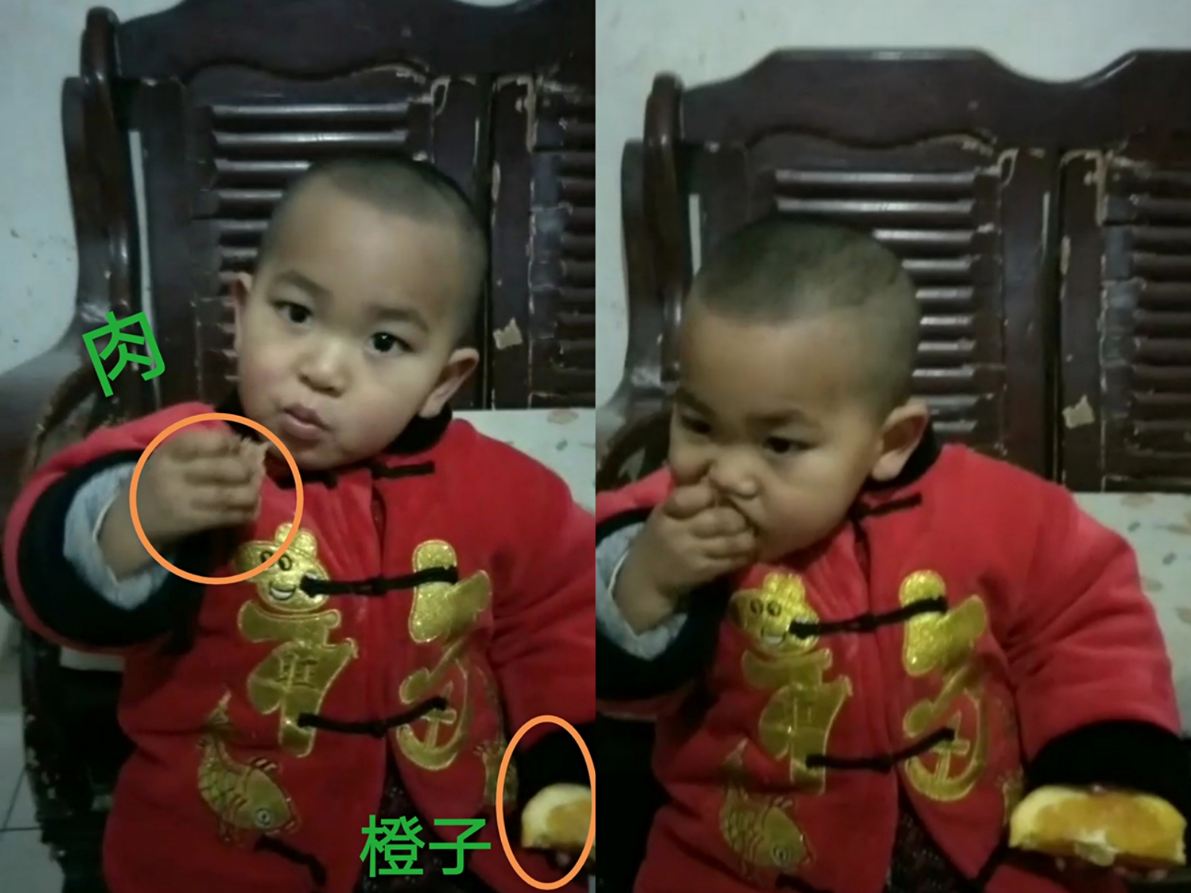 亲朋好友热情款待，孩子“吃不停”，临走还要“拿”？别馋了