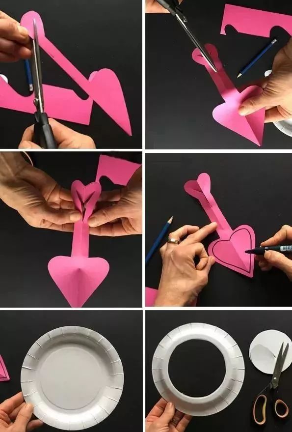 纸盘幼儿创意手工简单又漂亮,一次性纸盘特色美工作品小班