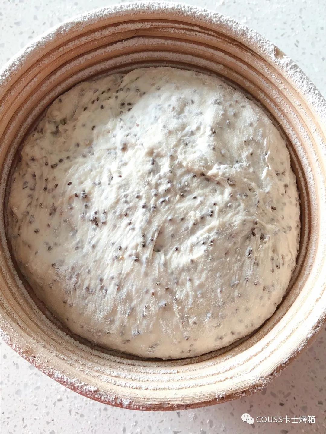 想要健康的减脂,奇亚籽藤篮欧包