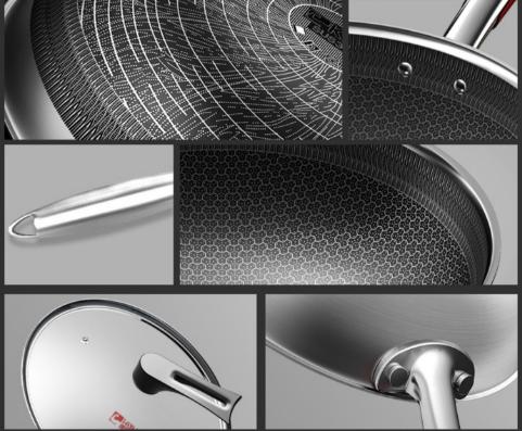 德国百年品牌蜂窝炒锅，煎蛋不用油，刷锅还不怕钢丝球？