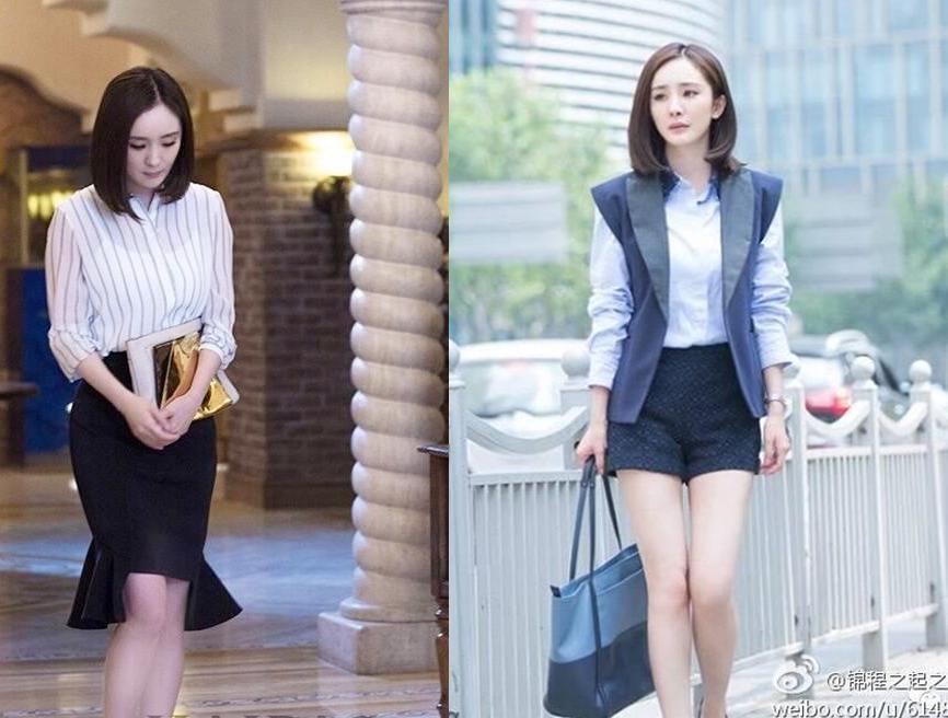 影视剧职业装女性穿搭,影视剧中的秘书职业装包裙