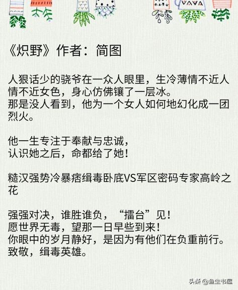 女主是军人的好看小说,女主军人文推荐甜文短篇