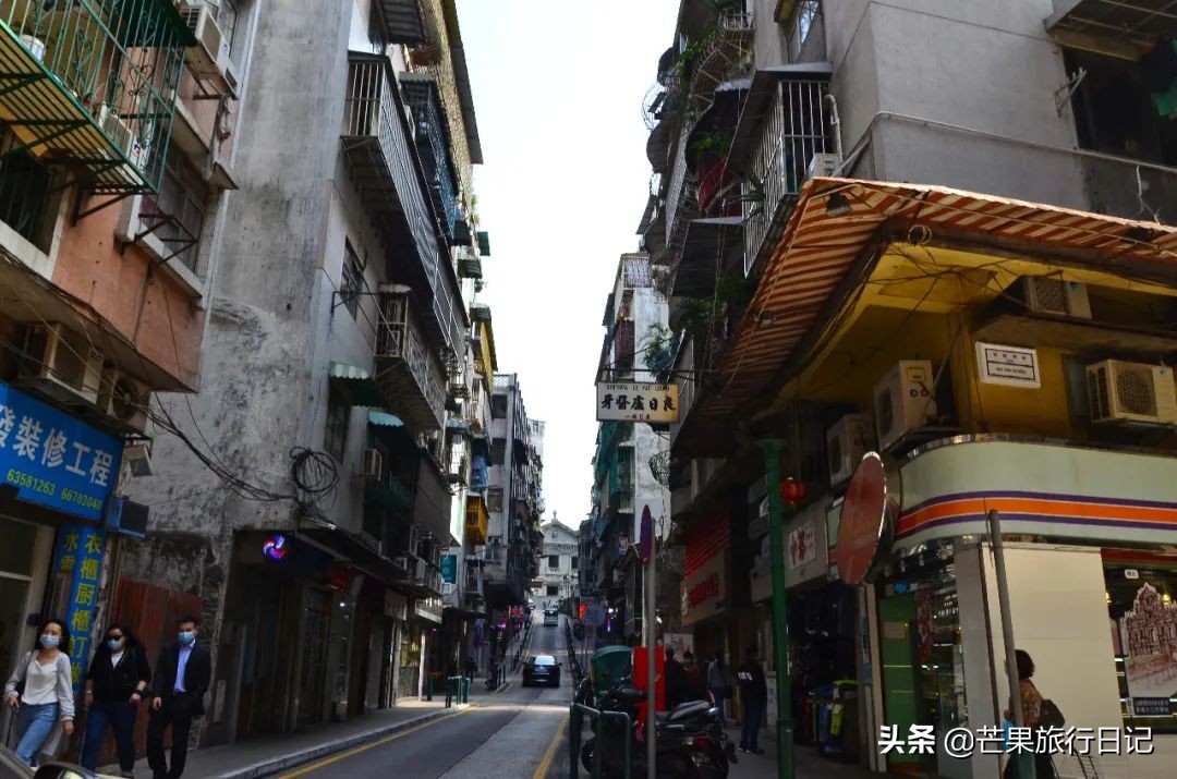 昔日繁华的澳门如今人少,澳门旧街