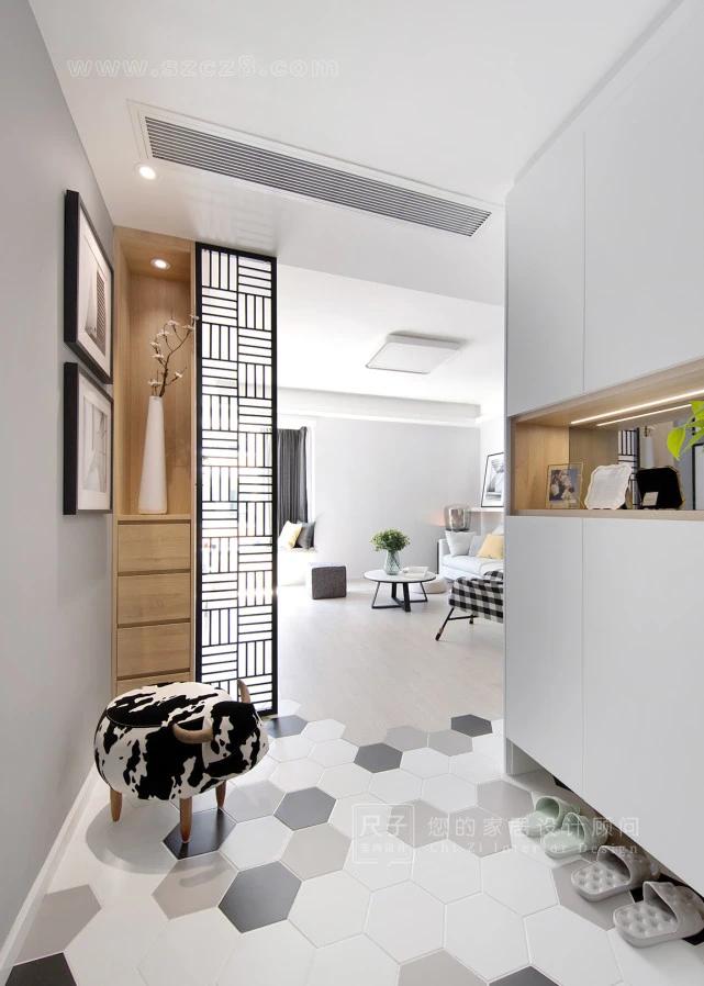 不能做玄关的户型怎么解决穿堂煞,穿堂煞入户玄关隔断小户型