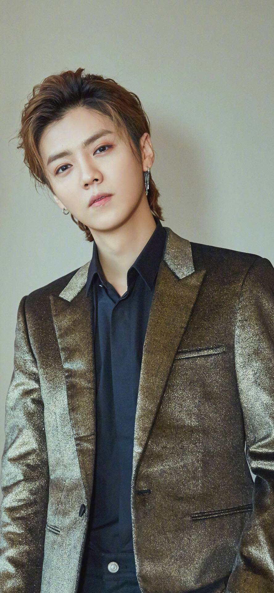 鹿晗勋章歌词壁纸图片,鹿晗手机壁纸主题锁屏