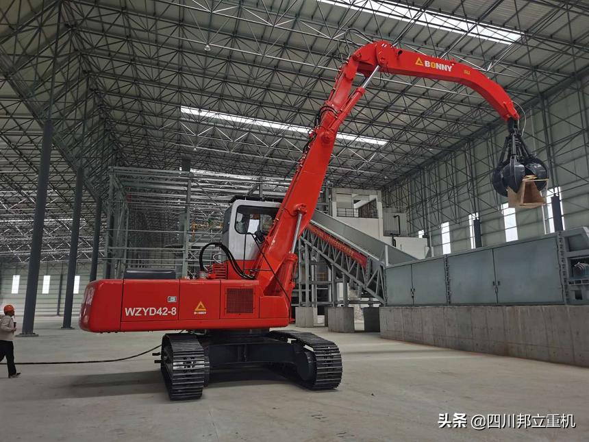 邦立抓料机行走的问题,邦立抓钢机型号