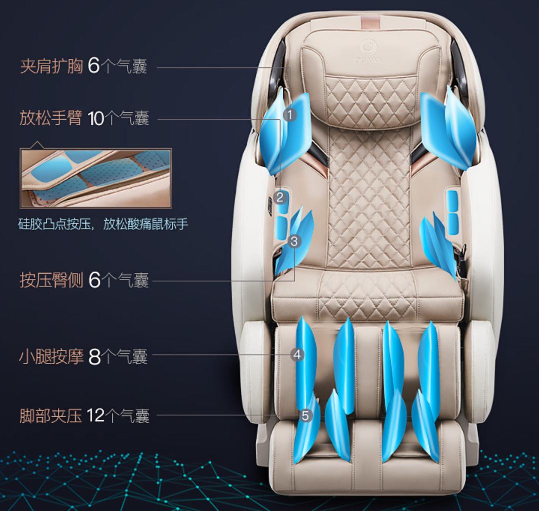 奥佳华7608按摩椅真实测评,奥佳华按摩椅7808plus购买价格