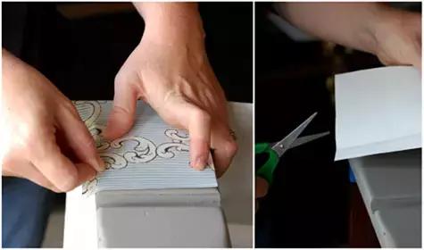 墙纸家具翻新效果 (旧家具翻新壁纸效果图)