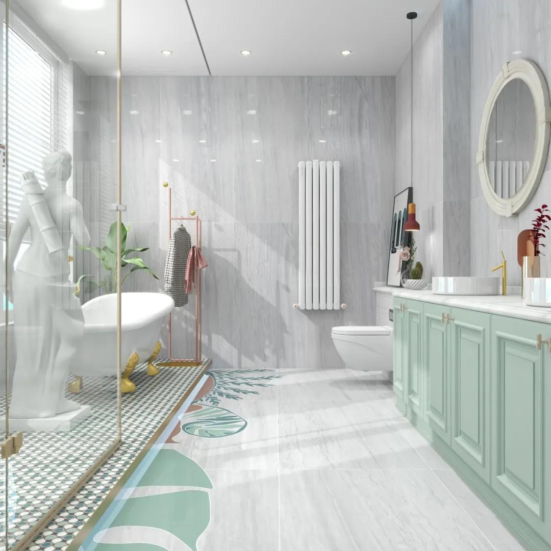 卫生间瓷砖最经典的色彩搭配,装修瓷砖颜色搭配技巧原来有口诀