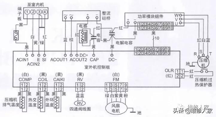 海信空调电路,海信内机电源