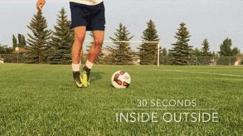 提高脚内侧传球训练的方法,训练球100个经典动作