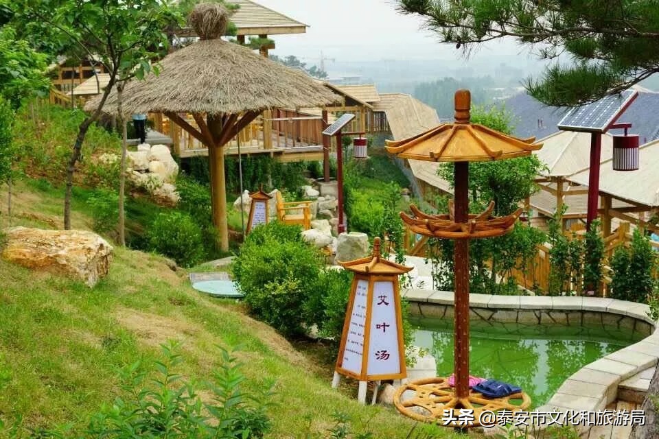 降温了感受到冬天的气息,泰山室内温泉城