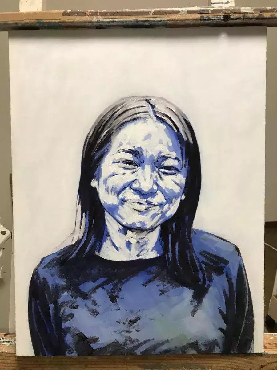 冷军超写实绘画是怎么画出来的,中国媲美冷军的超写实人物画家