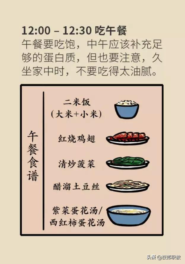 宅在家里的健康时间表,周末在家最健康的作息规律