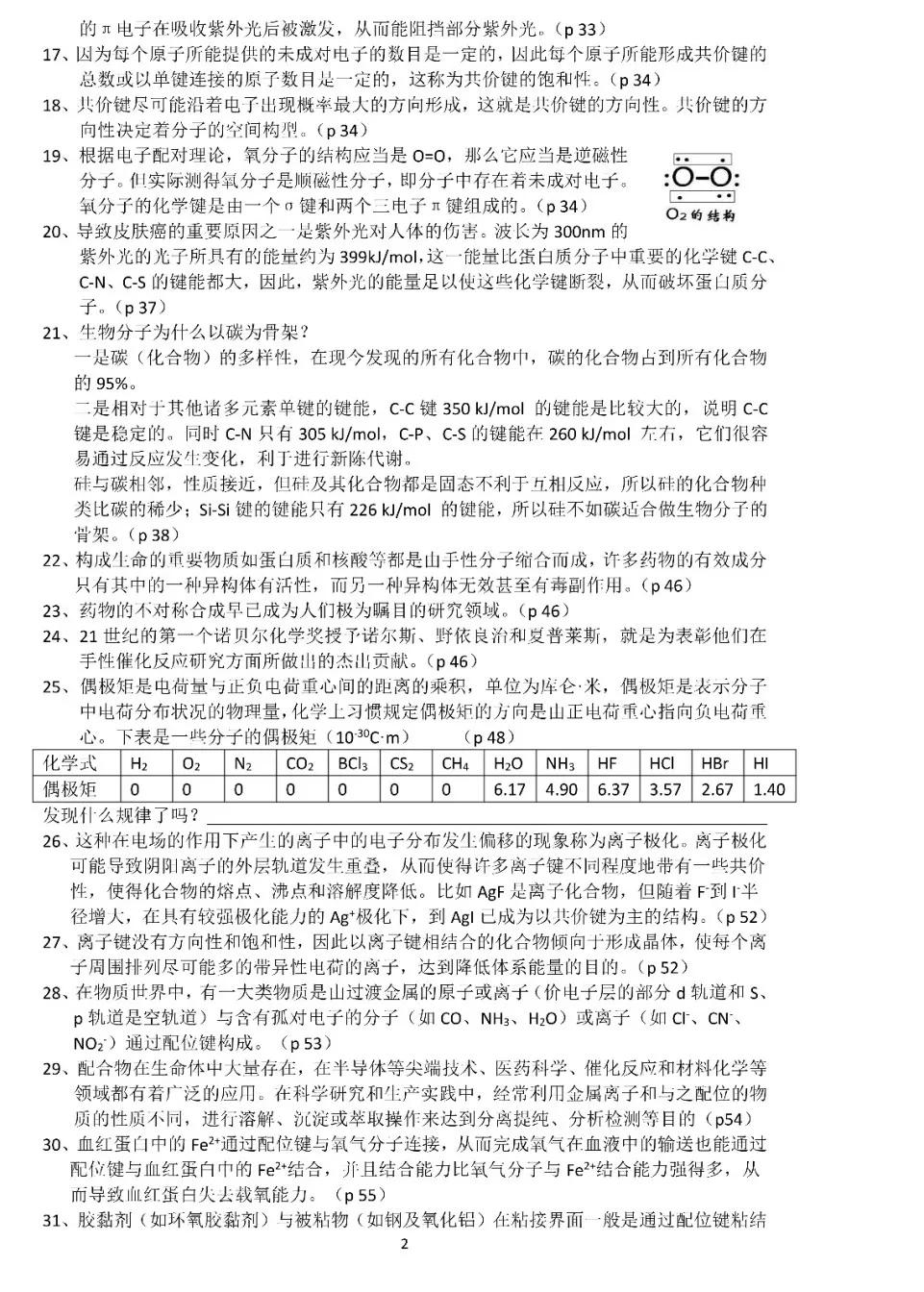 高中化学基础知识书推荐详细版,高中化学教材资料书哪本好一点