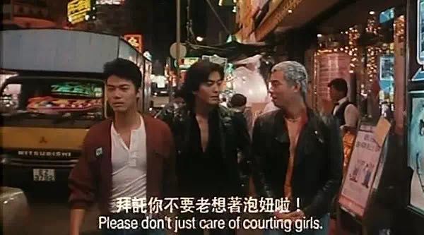 港片电影里的老街,香港的市井生活老电影