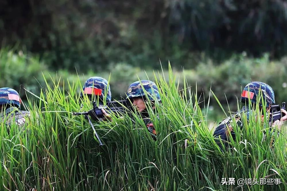 特种兵敬礼动态图,迷彩服军人背面敬礼照片