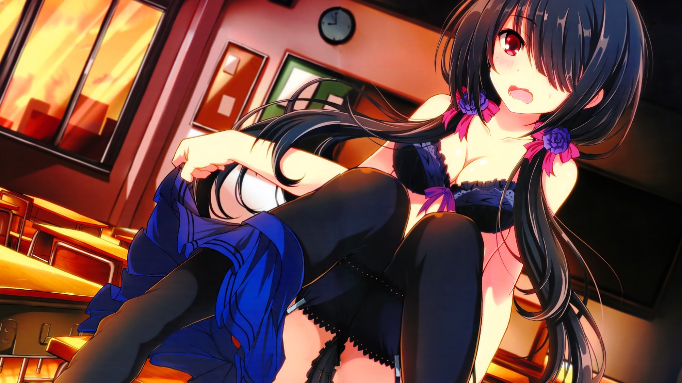 时崎狂三壁纸蓝光竖屏1920,时崎狂三动漫美图壁纸