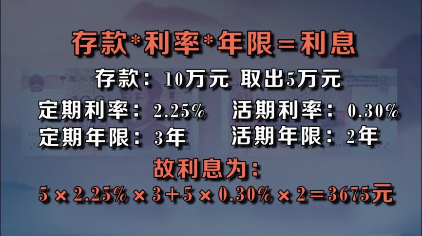 贷10万块钱一年的利息怎样计算,存10万元一年利息怎么算